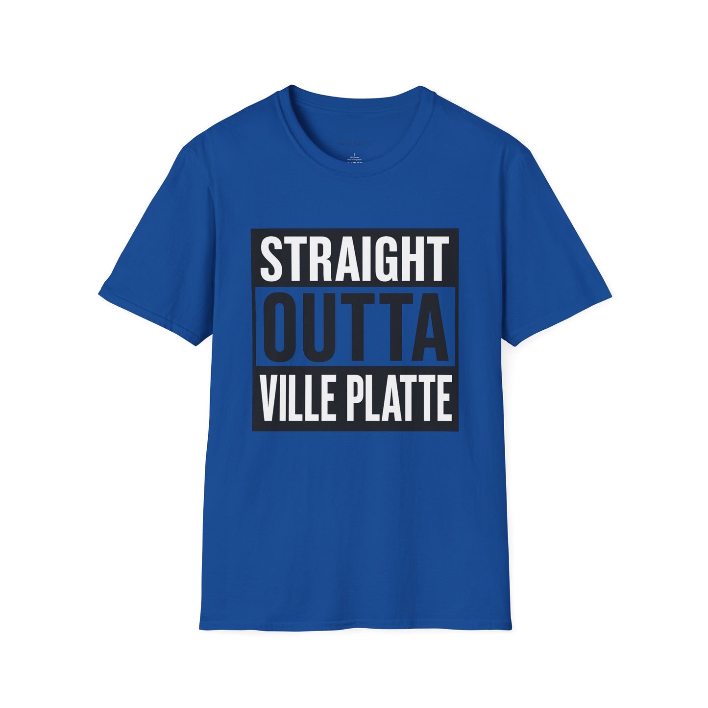 Straight Outta Ville Platte T-Shirt — Local Pride Graphic Tee