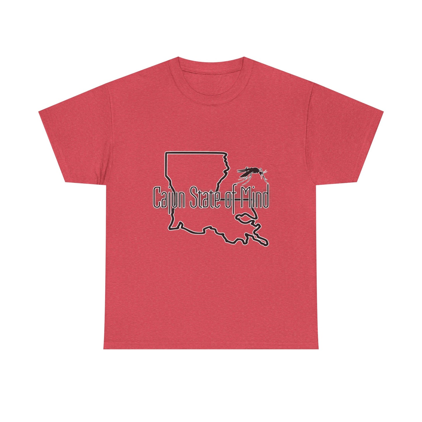 Cajun State of Mind Tee, Louisiana Pride T-Shirt, Southern Style Top, Gift for Locals, Casual Everyday Wear, Unisex Cotton Tee
