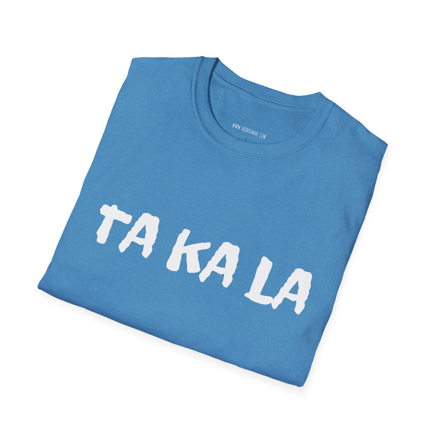 TA KA LA Minimalist Text Tee