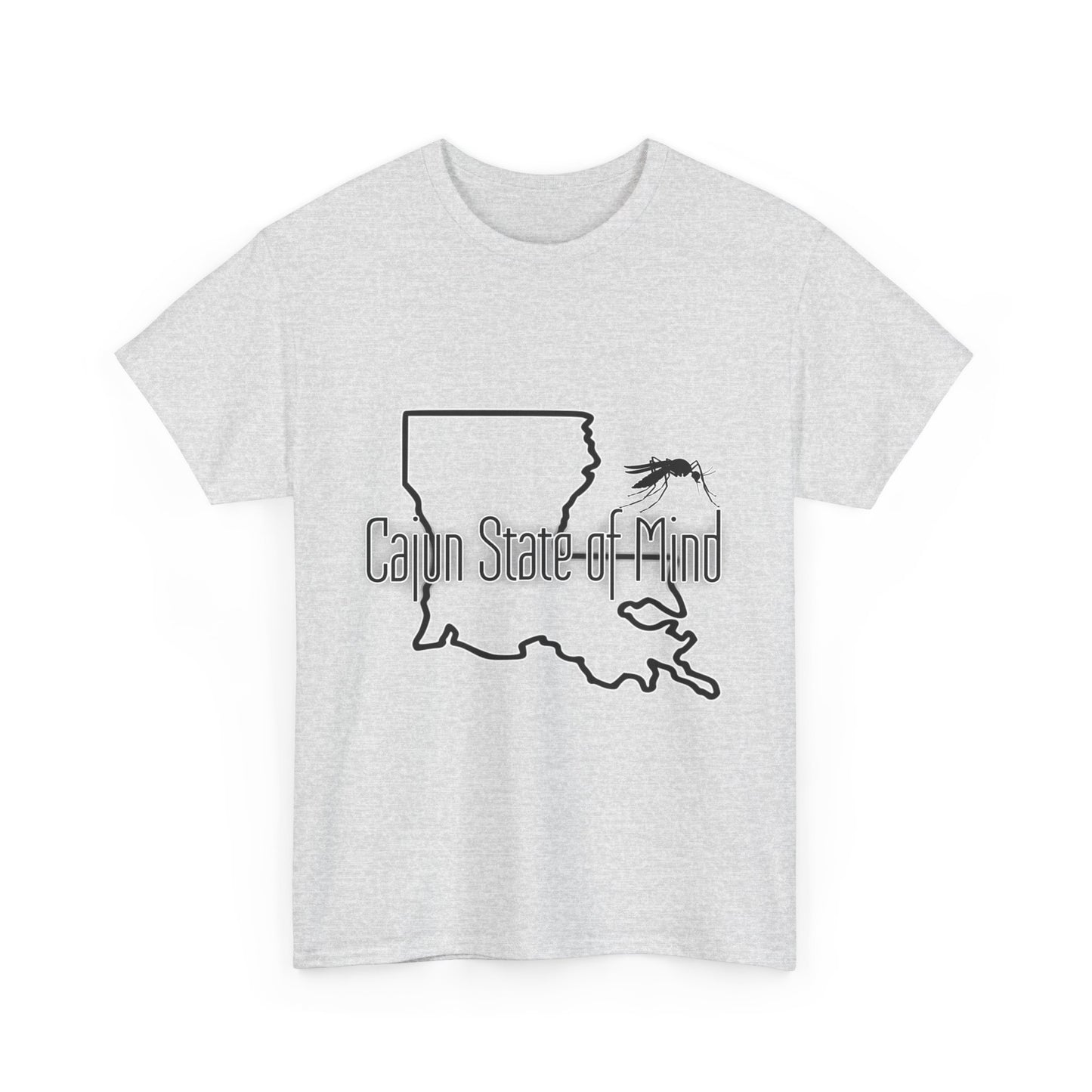 Cajun State of Mind Tee, Louisiana Pride T-Shirt, Southern Style Top, Gift for Locals, Casual Everyday Wear, Unisex Cotton Tee