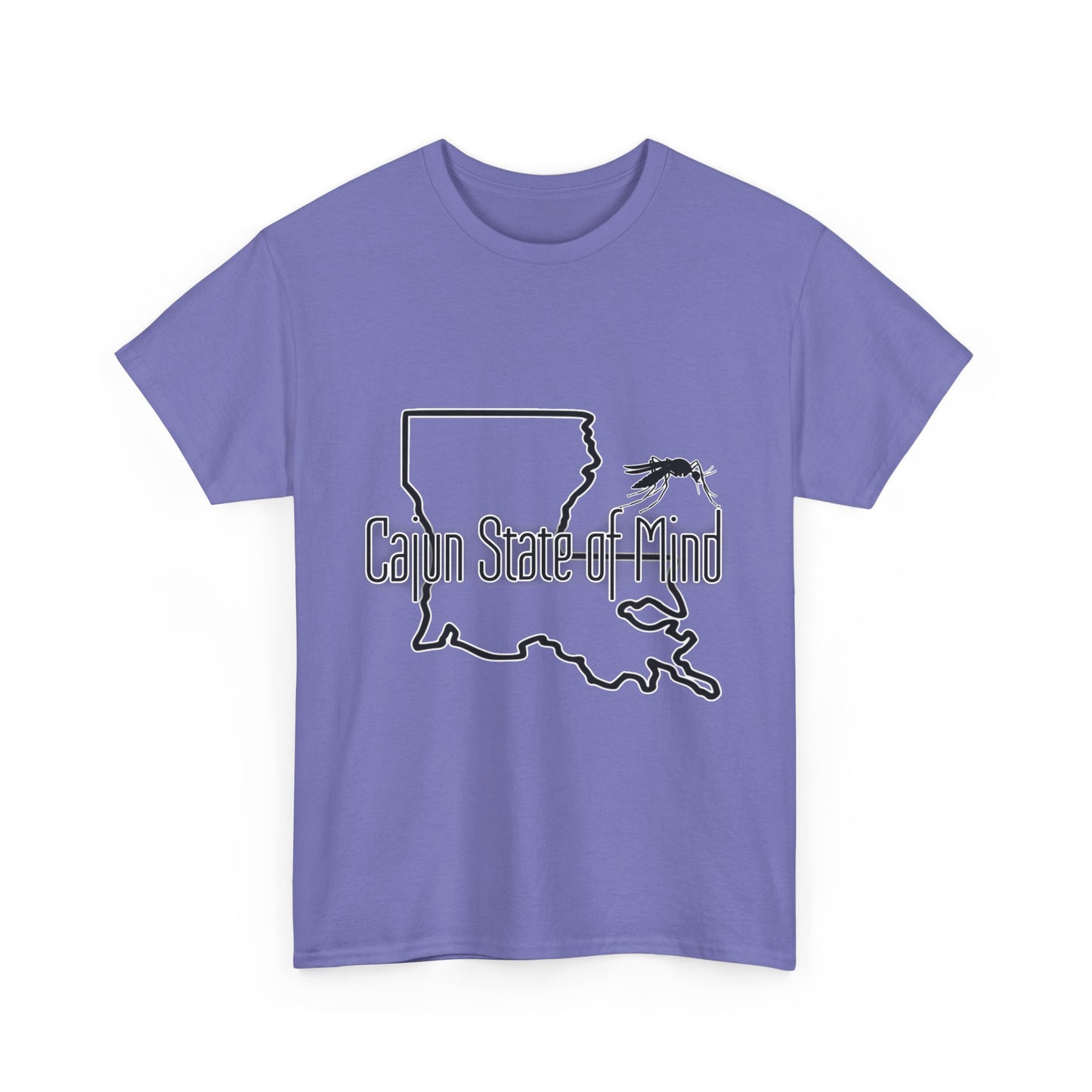 Cajun State of Mind Tee, Louisiana Pride T-Shirt, Southern Style Top, Gift for Locals, Casual Everyday Wear, Unisex Cotton Tee
