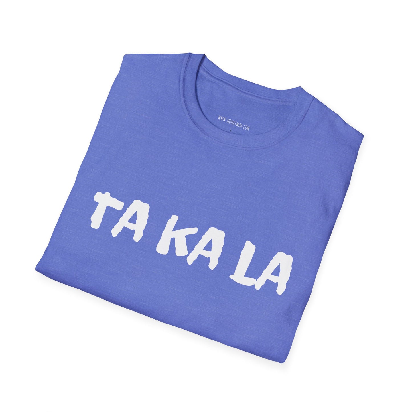 TA KA LA Minimalist Text Tee