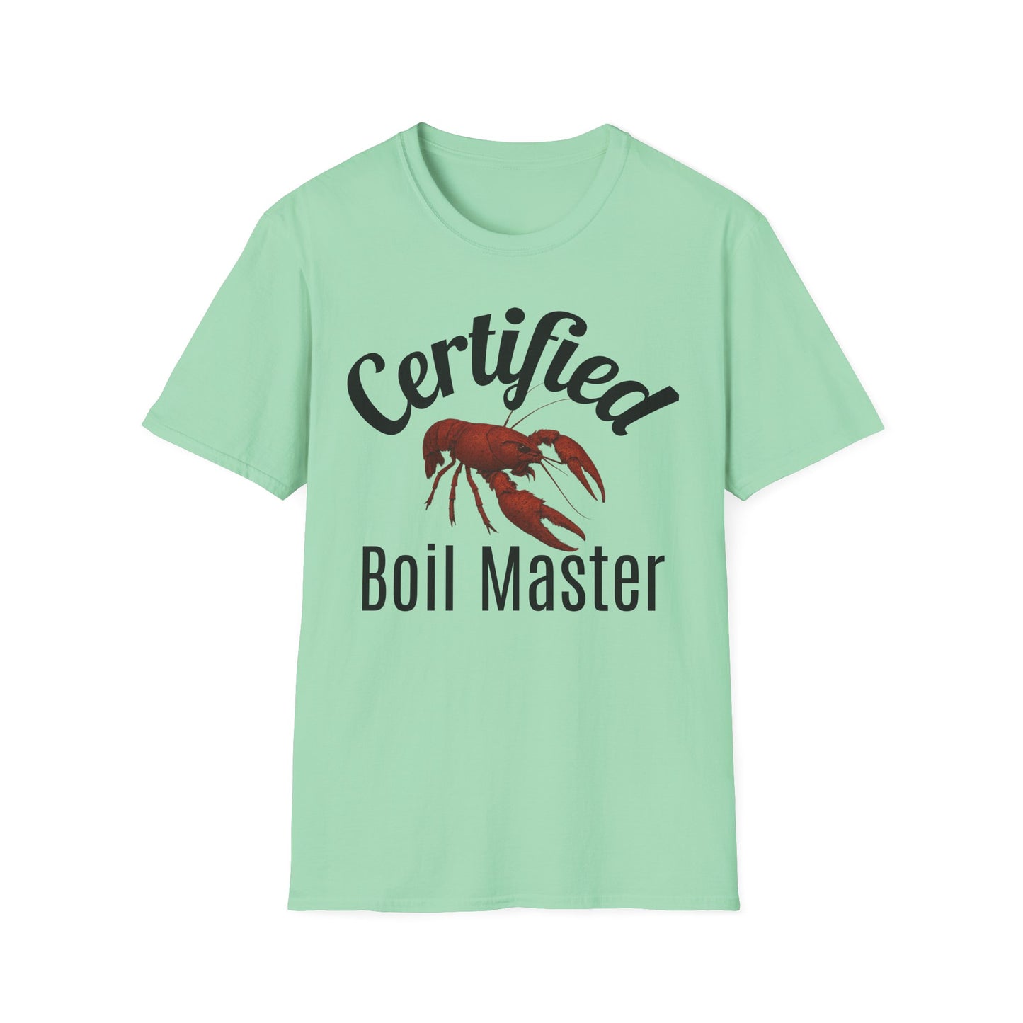Certified Boil Master T-Shirt — Cajun Crawfish Boil Cooking Tee