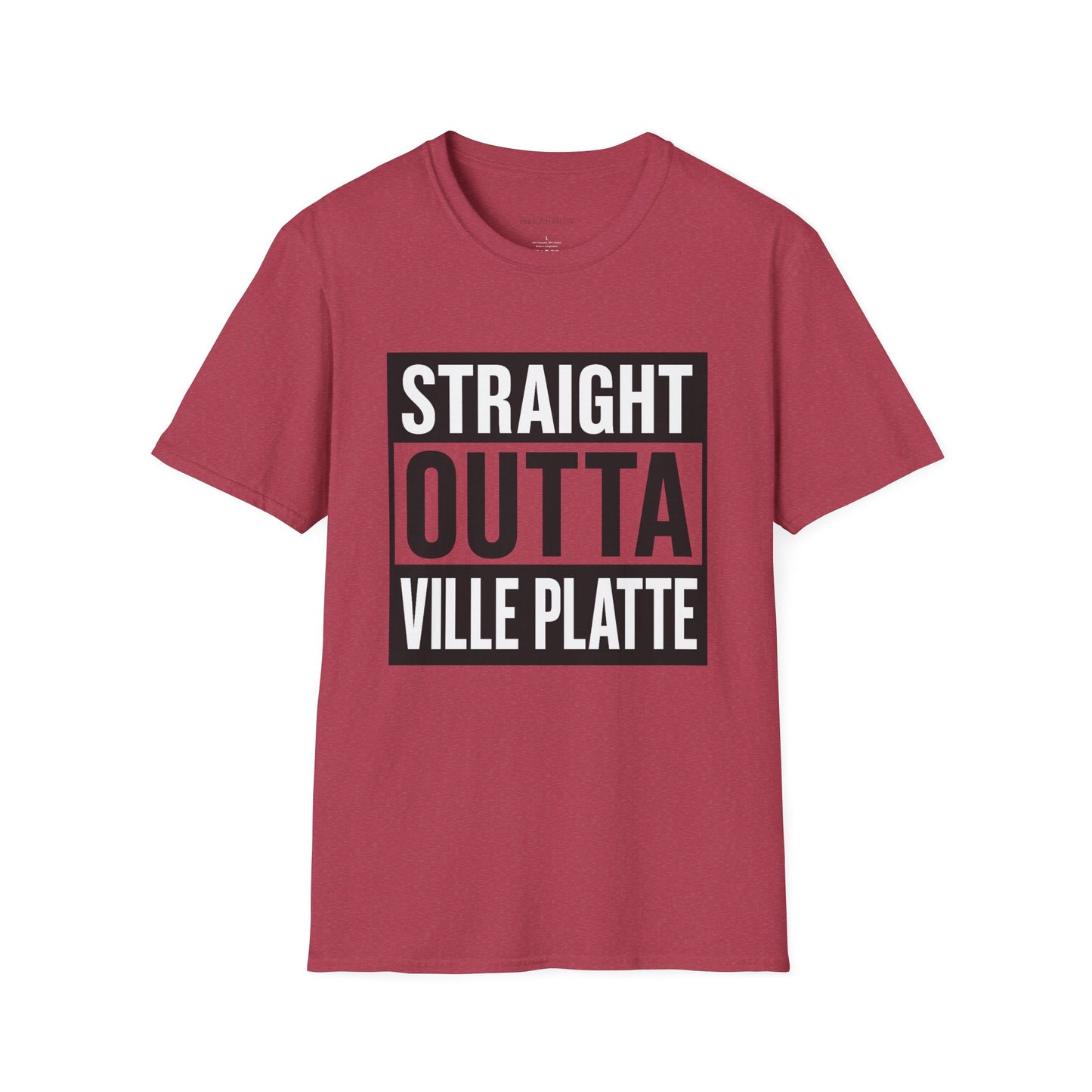 Straight Outta Ville Platte T-Shirt — Local Pride Graphic Tee