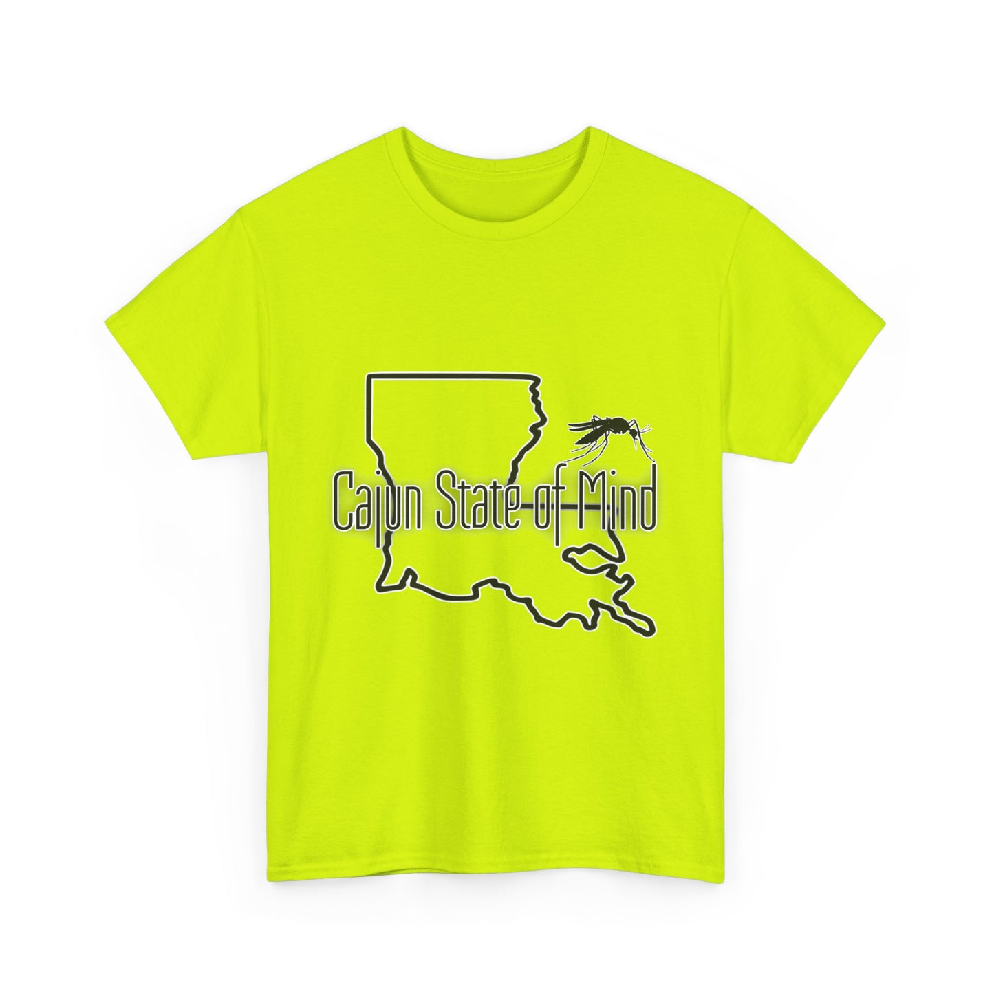 Cajun State of Mind Tee, Louisiana Pride T-Shirt, Southern Style Top, Gift for Locals, Casual Everyday Wear, Unisex Cotton Tee