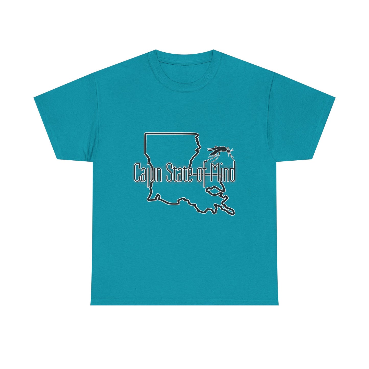 Cajun State of Mind Tee, Louisiana Pride T-Shirt, Southern Style Top, Gift for Locals, Casual Everyday Wear, Unisex Cotton Tee