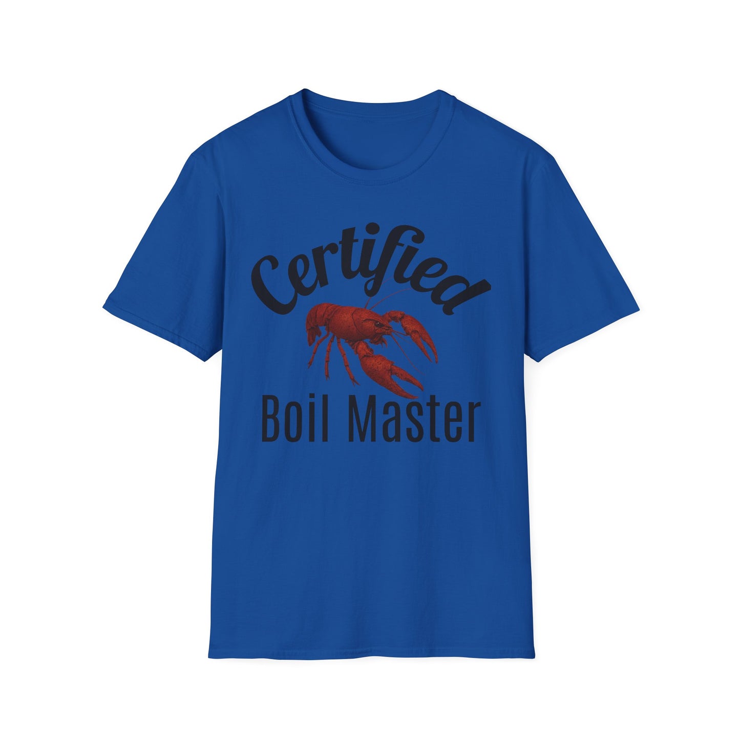 Certified Boil Master T-Shirt — Cajun Crawfish Boil Cooking Tee