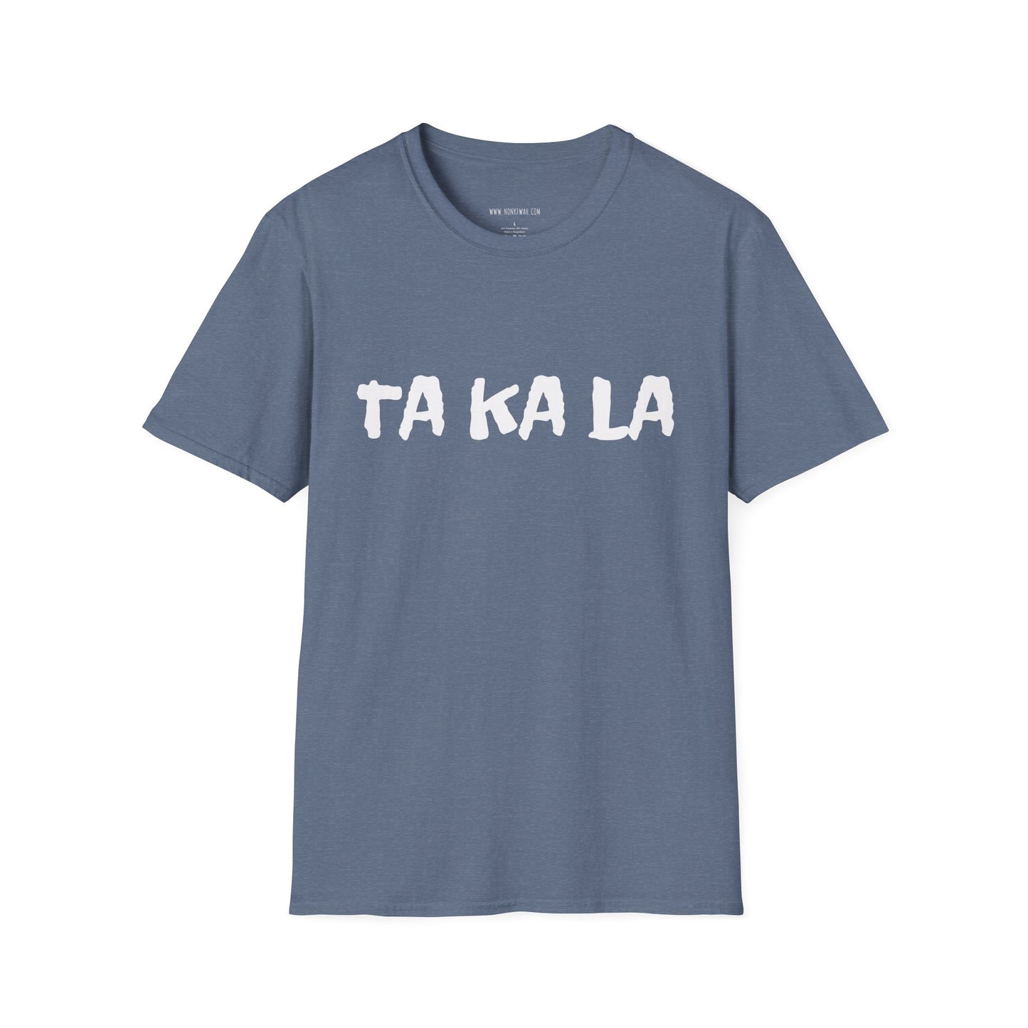 TA KA LA Minimalist Text Tee