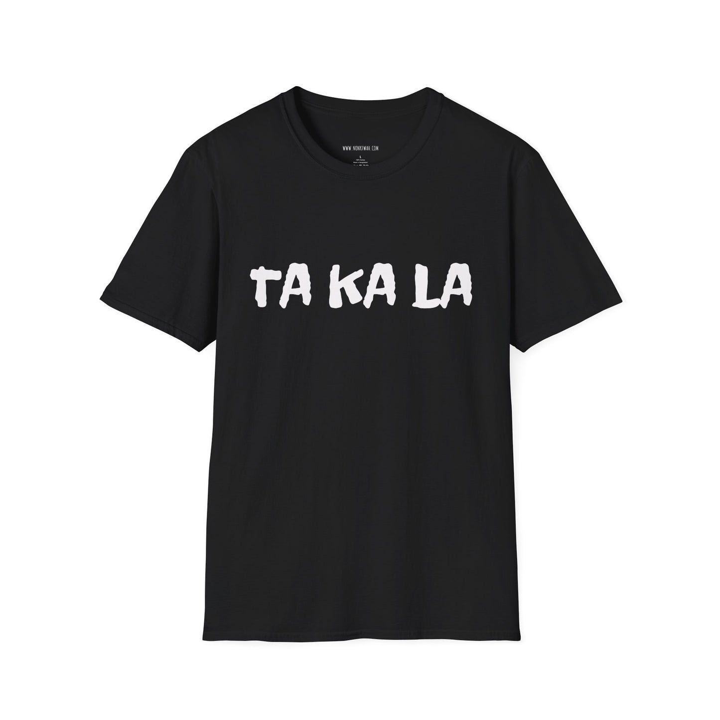 TA KA LA Minimalist Text Tee