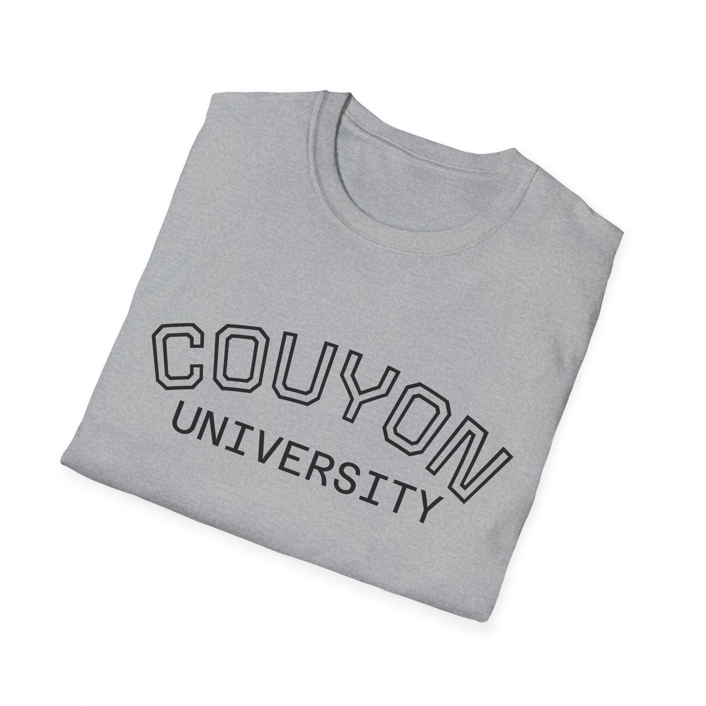 Vintage Graphic T-Shirt, Couyon University Tee, Unisex College Apparel, Casual Everyday Wear, Gifts for Students, Graduation Shirts