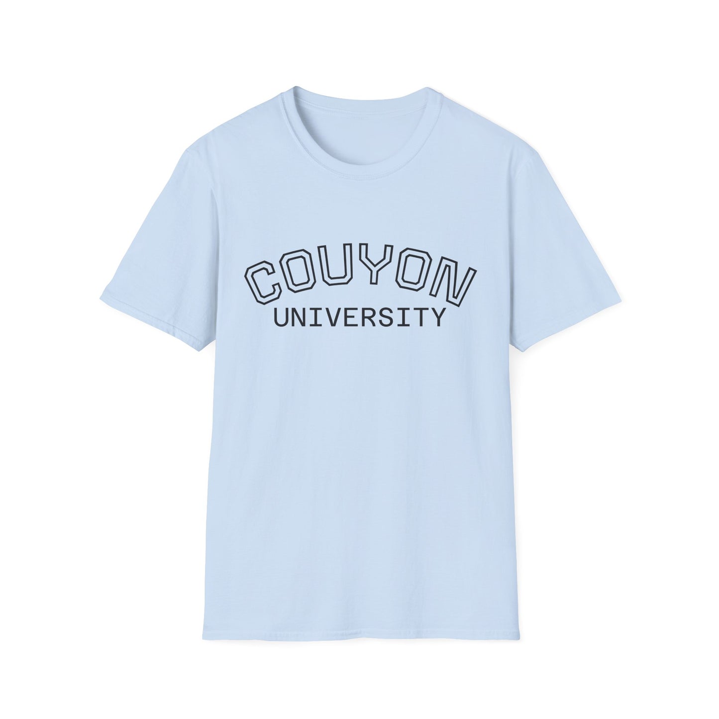 Vintage Graphic T-Shirt, Couyon University Tee, Unisex College Apparel, Casual Everyday Wear, Gifts for Students, Graduation Shirts