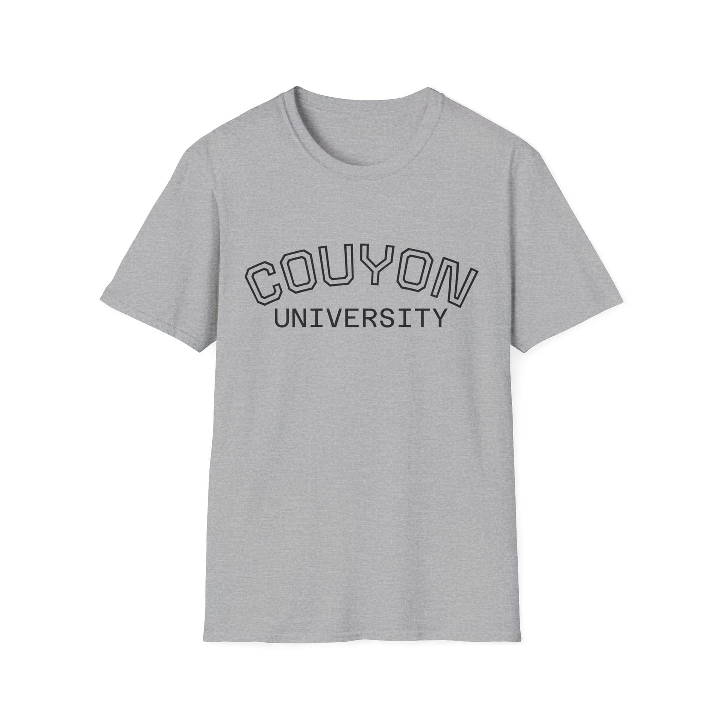 Vintage Graphic T-Shirt, Couyon University Tee, Unisex College Apparel, Casual Everyday Wear, Gifts for Students, Graduation Shirts