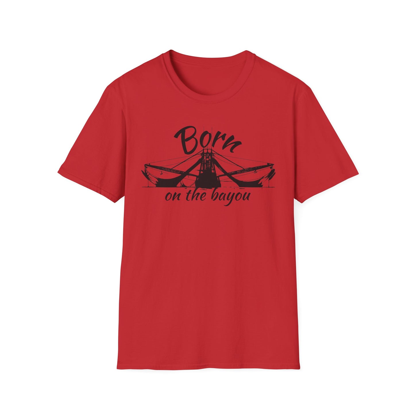 Born on the Bayou T-Shirt — Cajun Louisiana Swamp Pride Tee