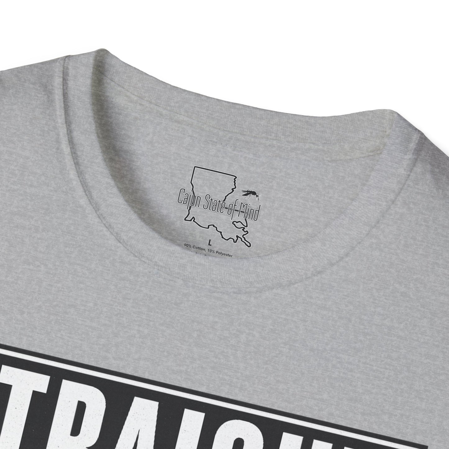 Straight Outta Chauvin T-Shirt, Unisex Softstyle Tee, Fun Graphic Shirt, Gift for Humor Lovers, Casual Everyday Wear