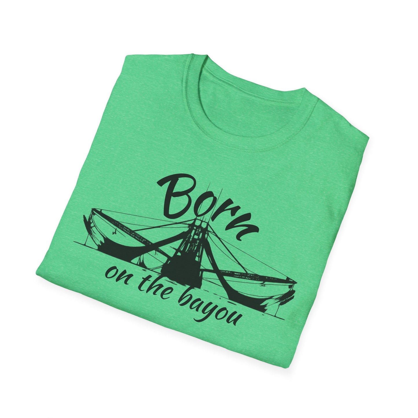 Born on the Bayou T-Shirt — Cajun Louisiana Swamp Pride Tee