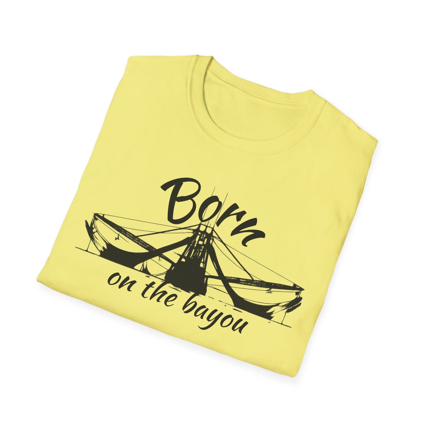 Born on the Bayou T-Shirt — Cajun Louisiana Swamp Pride Tee