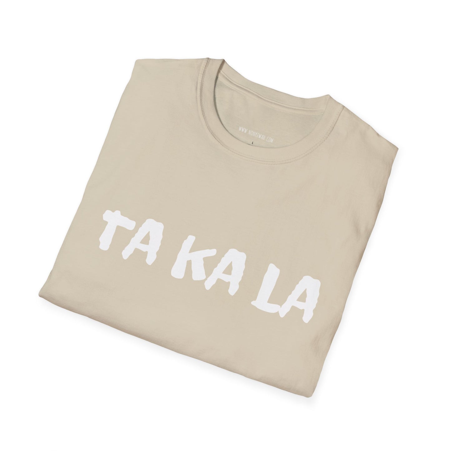 TA KA LA Minimalist Text Tee