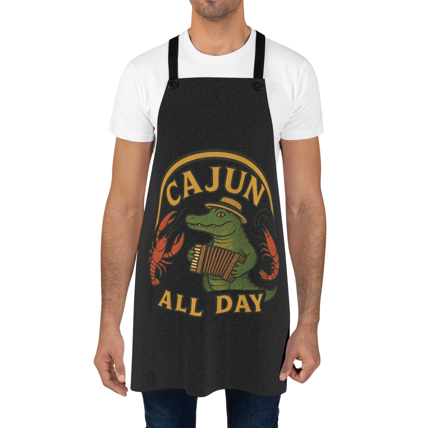 Cajun Cooking Apron | All Day Fun | Perfect Gift for Chefs, Foodies, Cooking Enthusiasts, Festivals, Birthdays