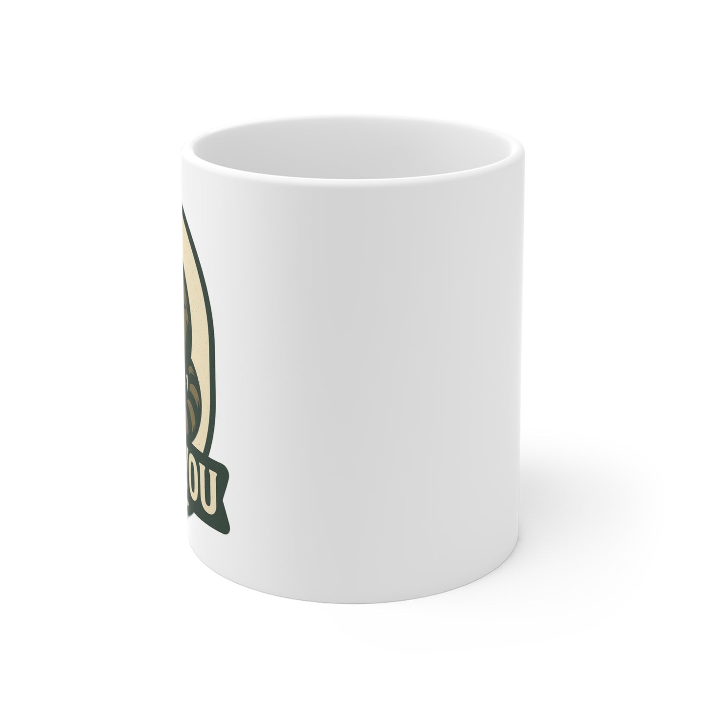 Rustic Raccoon Mug | Perfect Gift for Nature Lovers, Wildlife Enthusiasts, and Funny Coffee Drinkers, Unique Design for Home and Office