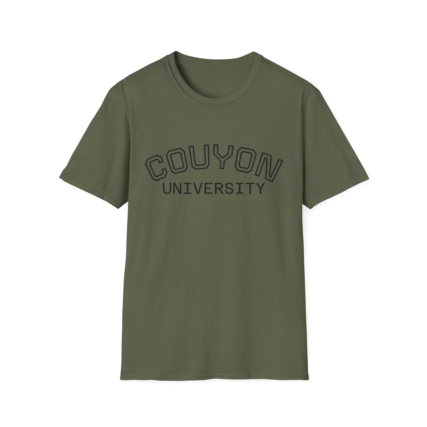 Vintage Graphic T-Shirt, Couyon University Tee, Unisex College Apparel, Casual Everyday Wear, Gifts for Students, Graduation Shirts