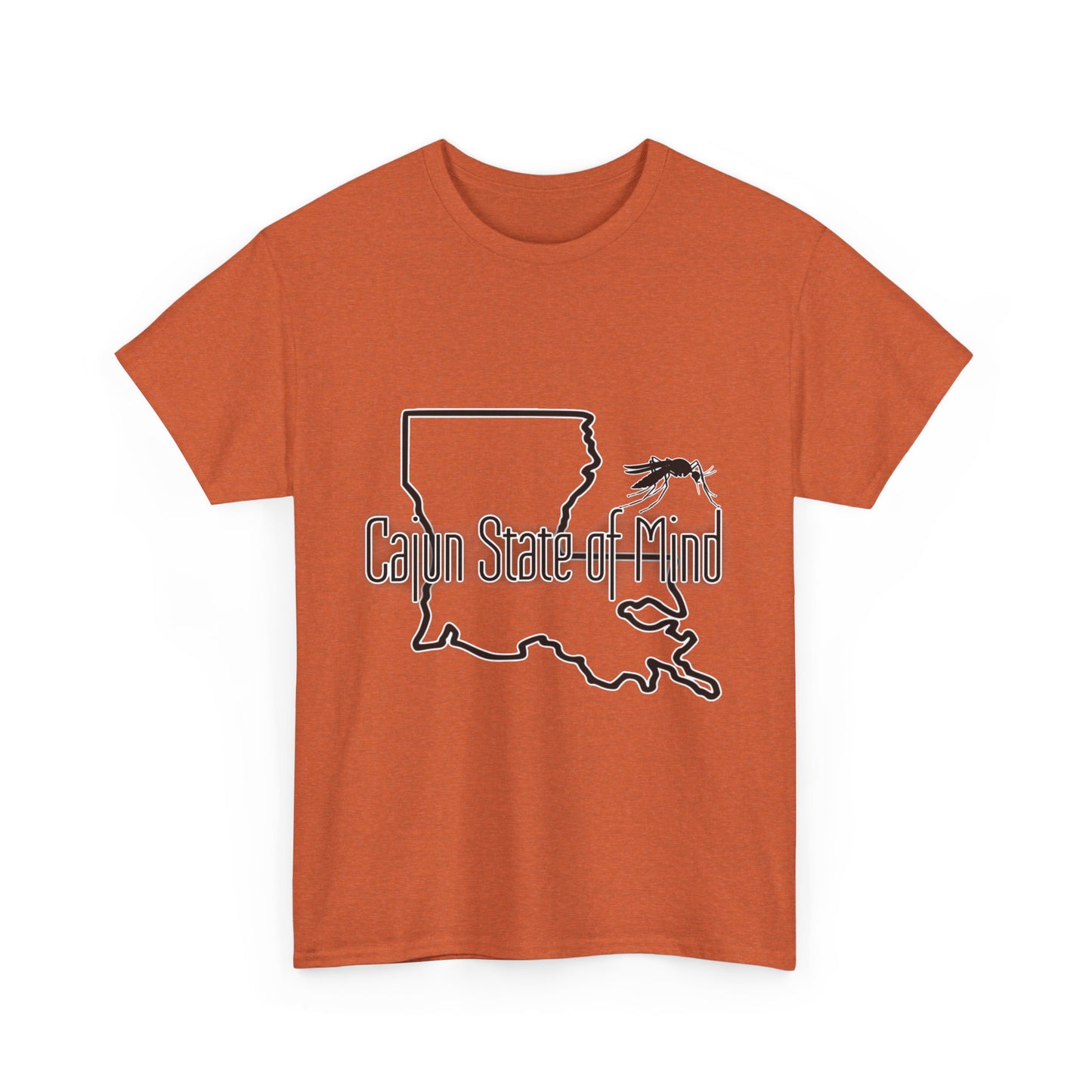 Cajun State of Mind Tee, Louisiana Pride T-Shirt, Southern Style Top, Gift for Locals, Casual Everyday Wear, Unisex Cotton Tee