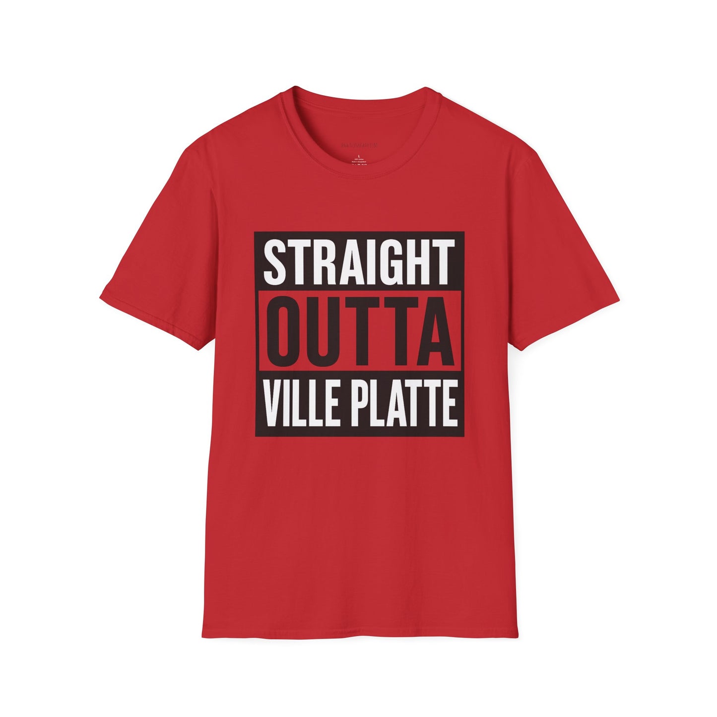 Straight Outta Ville Platte T-Shirt — Local Pride Graphic Tee