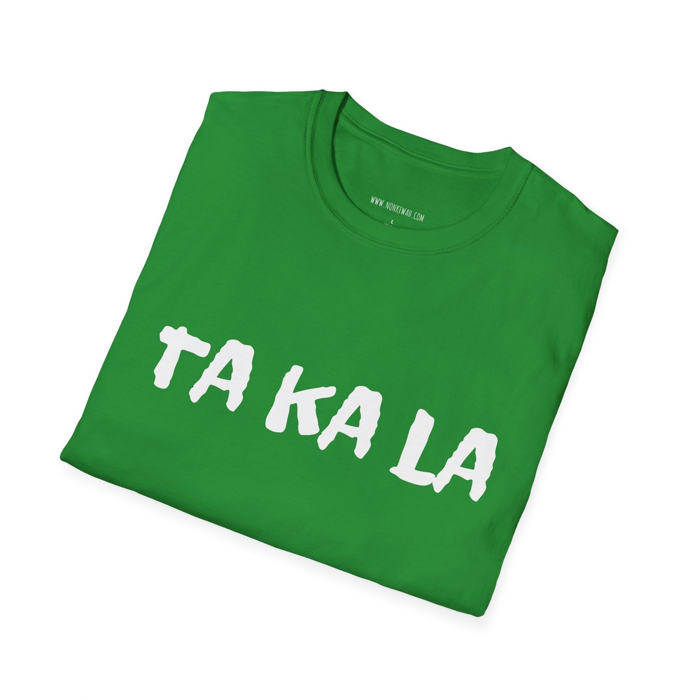 TA KA LA Minimalist Text Tee