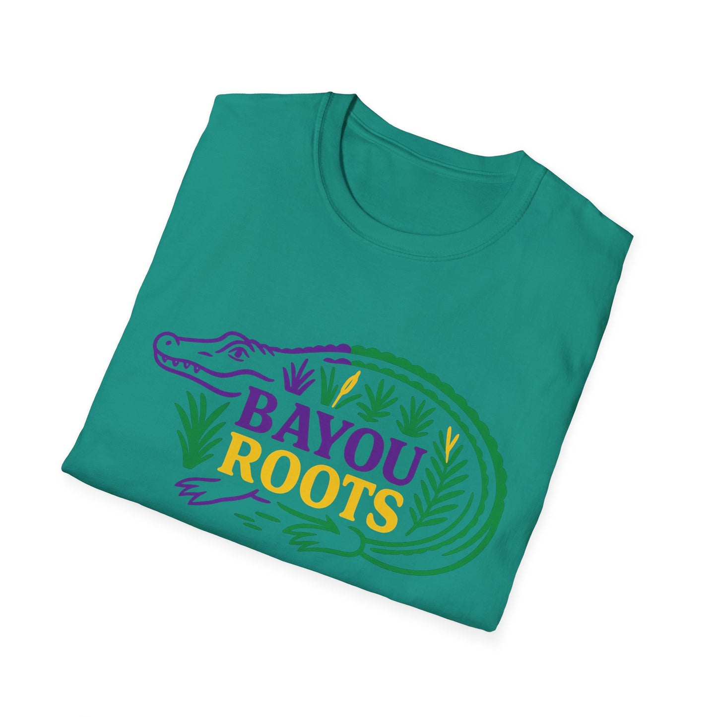 Bayou Roots Alligator T-Shirt — Louisiana Cajun Pride Tee
