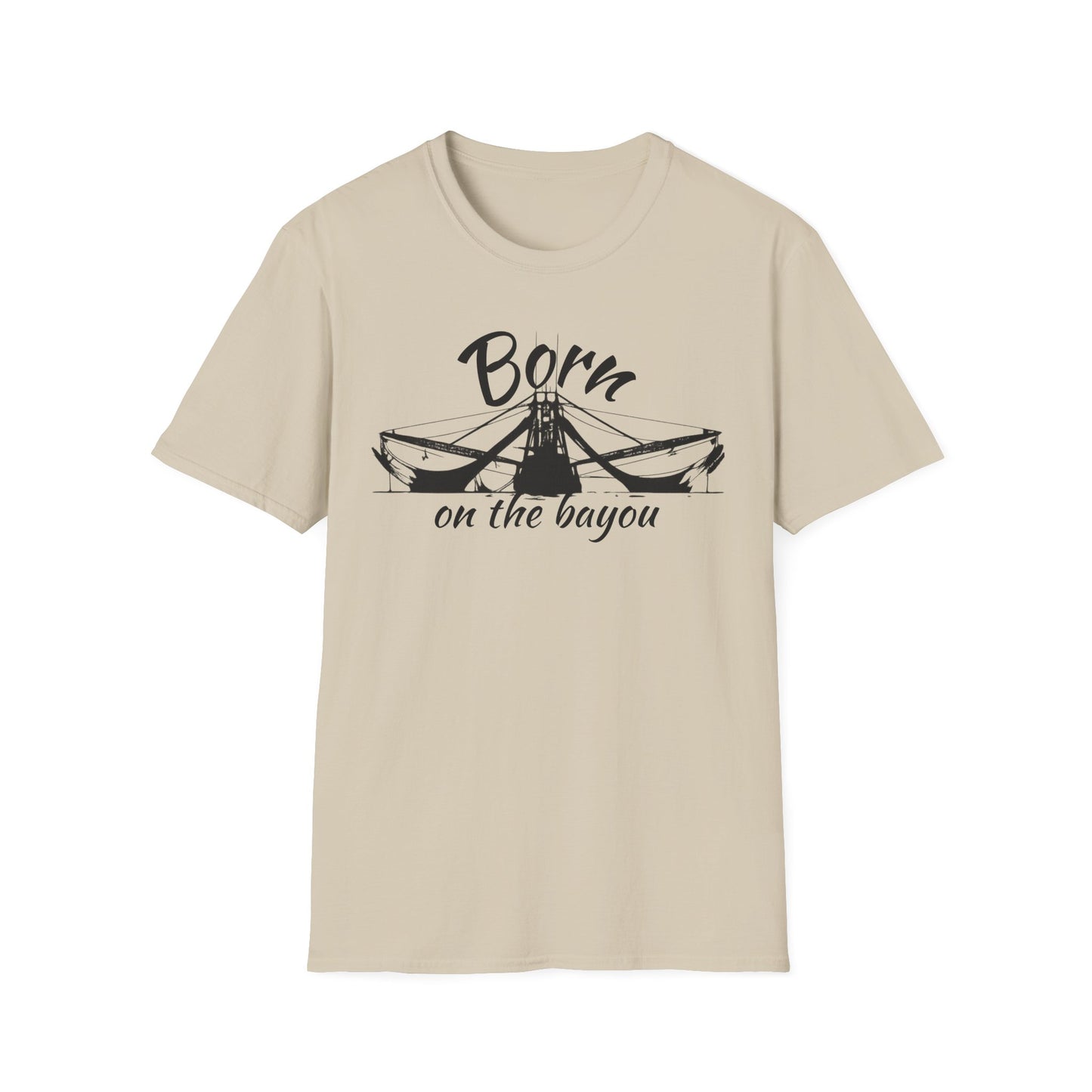 Born on the Bayou T-Shirt — Cajun Louisiana Swamp Pride Tee
