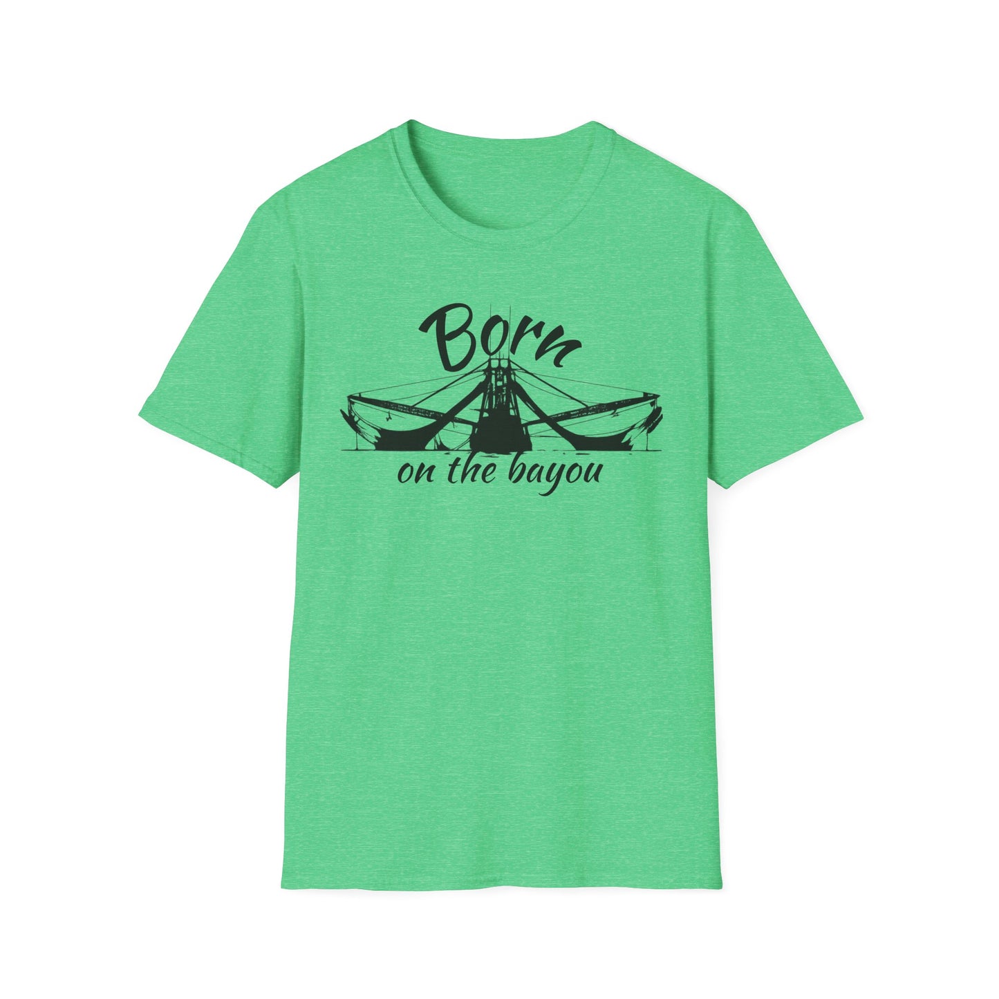 Born on the Bayou T-Shirt — Cajun Louisiana Swamp Pride Tee