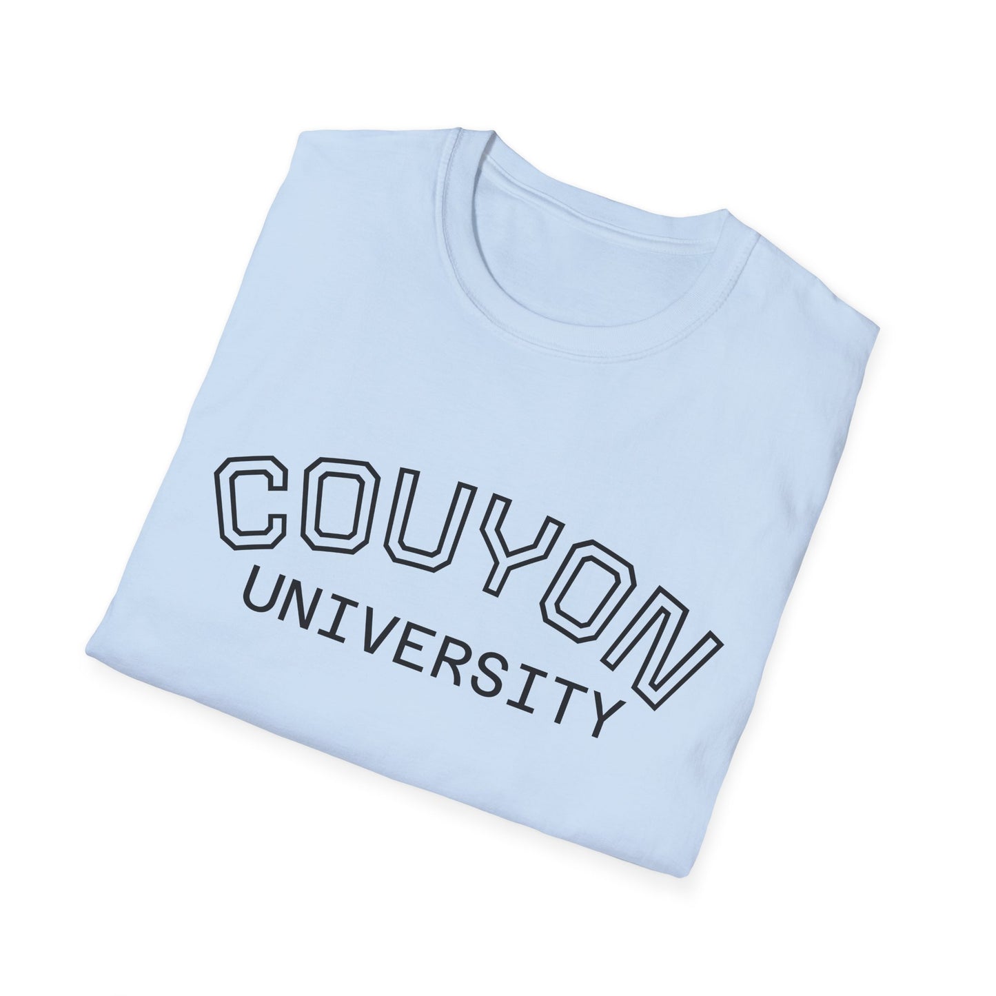 Vintage Graphic T-Shirt, Couyon University Tee, Unisex College Apparel, Casual Everyday Wear, Gifts for Students, Graduation Shirts
