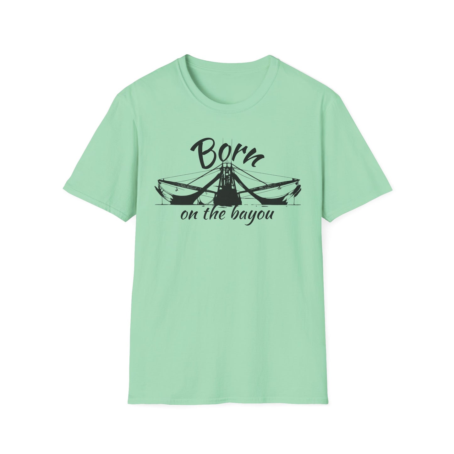 Born on the Bayou T-Shirt — Cajun Louisiana Swamp Pride Tee