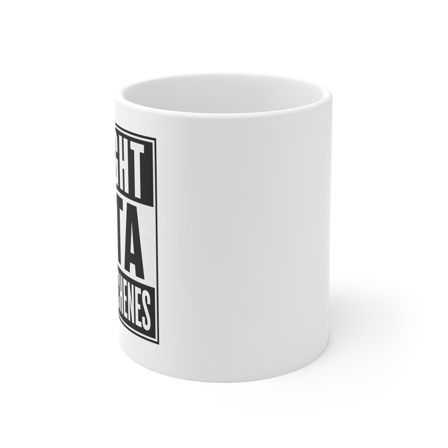 Custom Straight Outta Pointe-Aux-Chenes Mug, Funny Gift for Coffee Lovers, Unique Ceramic Cup, Personalized Tea Mug, Souvenir Drinkware