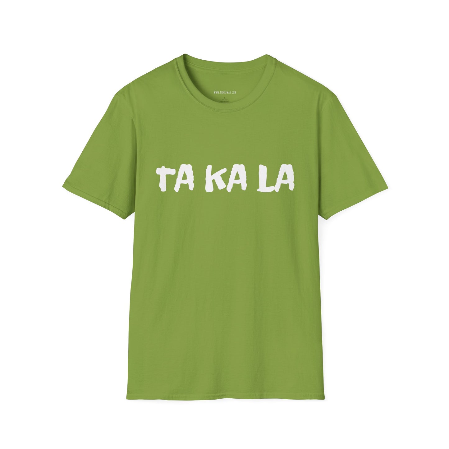 TA KA LA Minimalist Text Tee