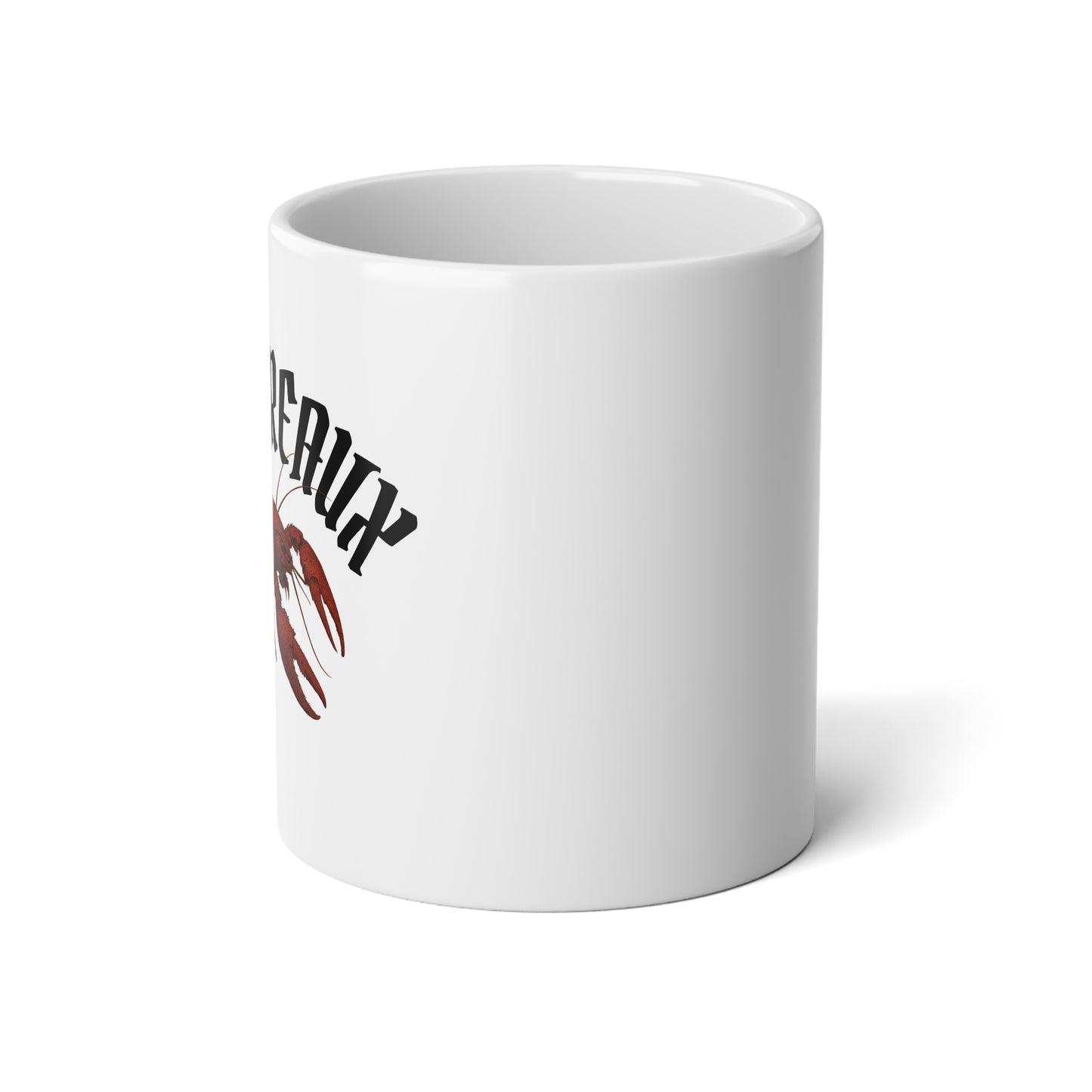 20oz Jumbo Coffee Mug — 'Gautreaux' crawfish mug