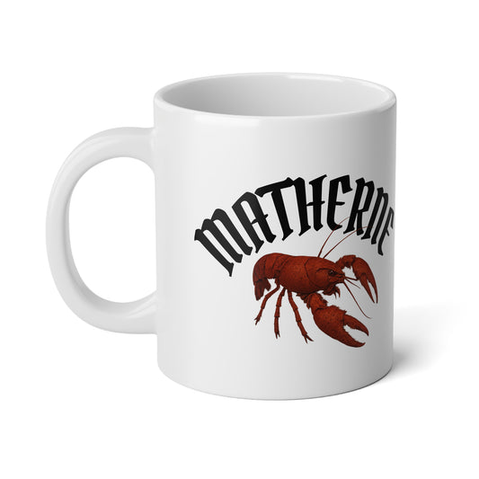 20oz Jumbo Coffee Mug- 'Matherne' crawfish mug