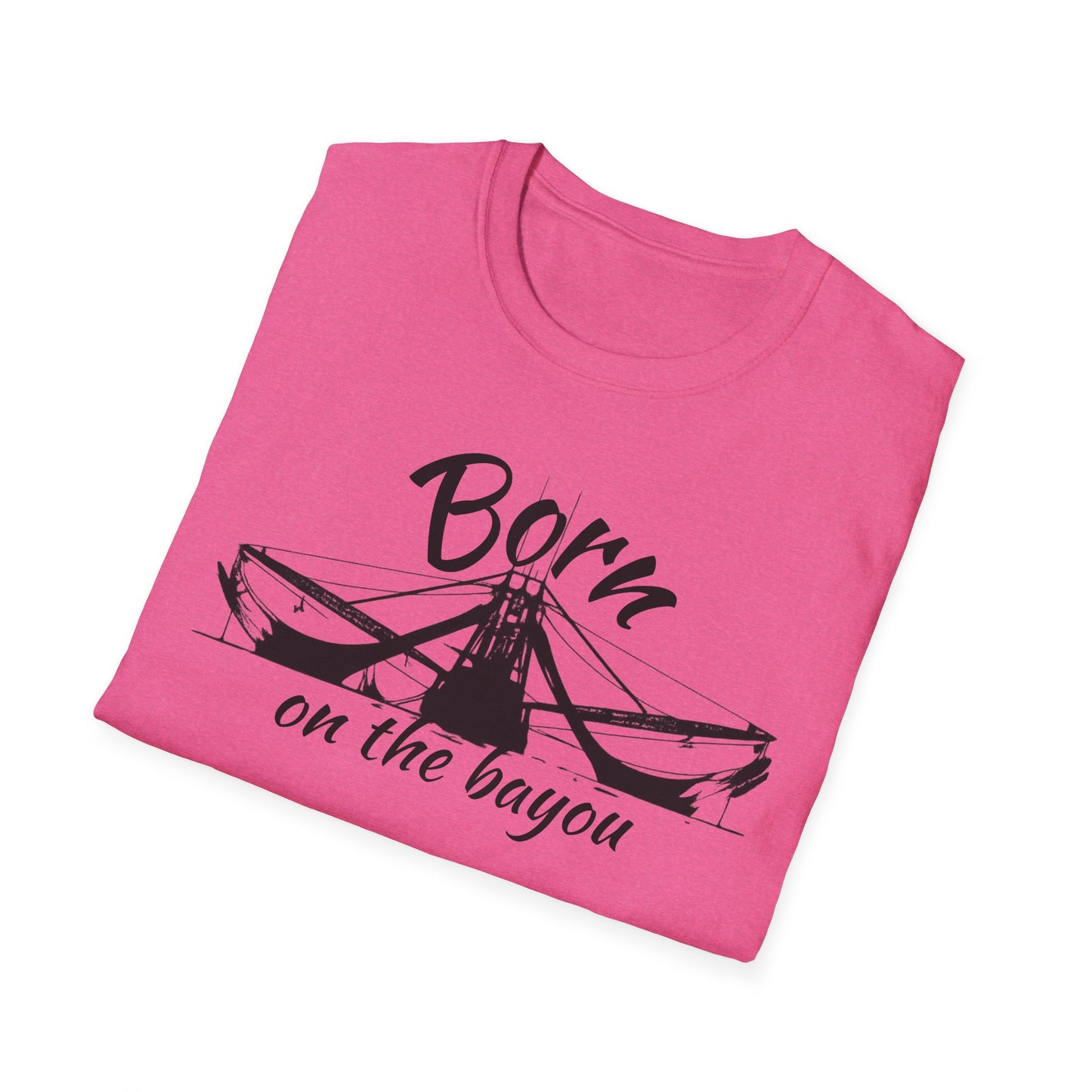 Born on the Bayou T-Shirt — Cajun Louisiana Swamp Pride Tee