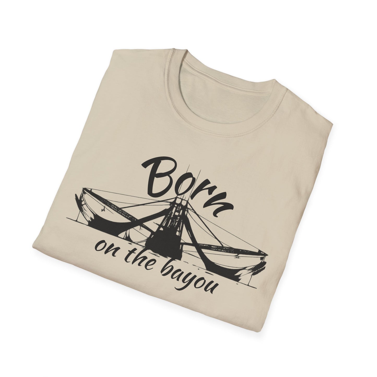 Born on the Bayou T-Shirt — Cajun Louisiana Swamp Pride Tee