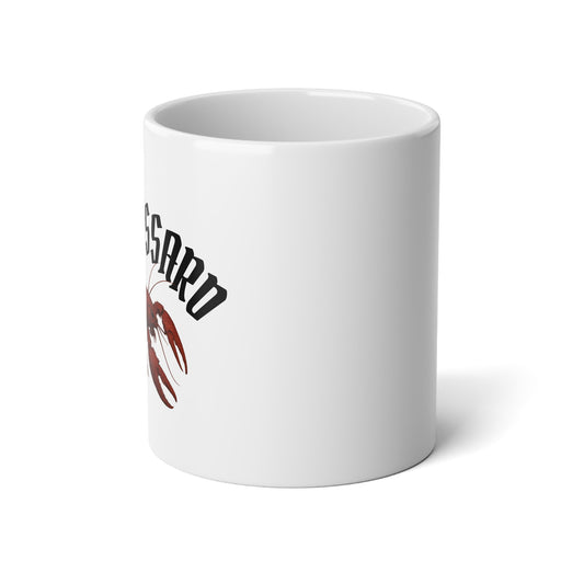 20oz Jumbo Coffee Mug — 'Broussard' crawfish mug