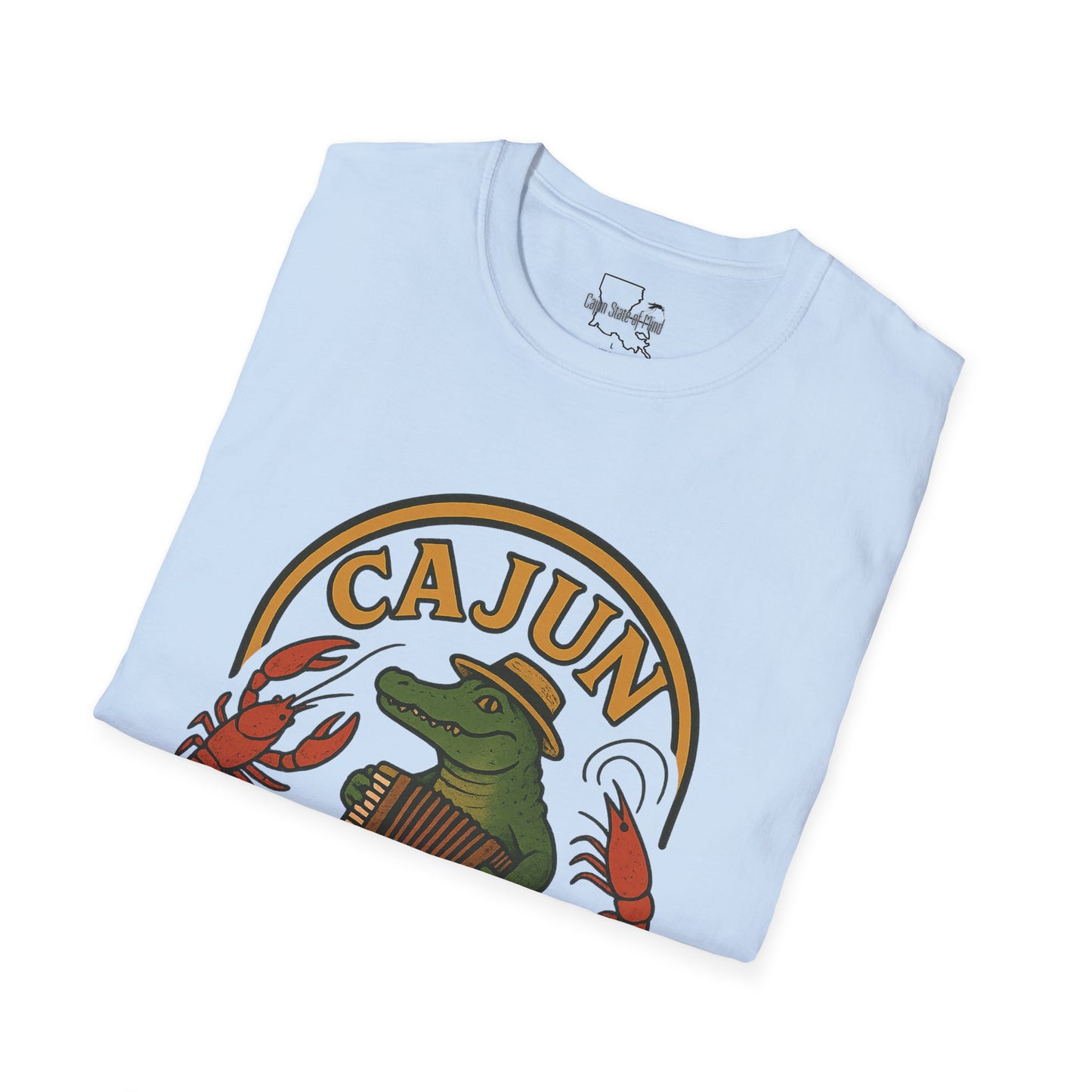 Cajun All Day T-Shirt | Unisex Softstyle Tee, Southern Pride Apparel, Louisiana Gift, Casual Wear, Unique Graphic Shirt