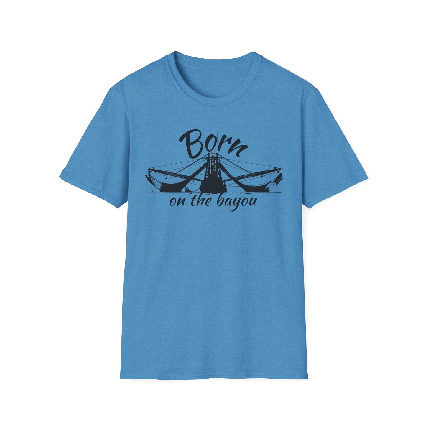 Born on the Bayou T-Shirt — Cajun Louisiana Swamp Pride Tee