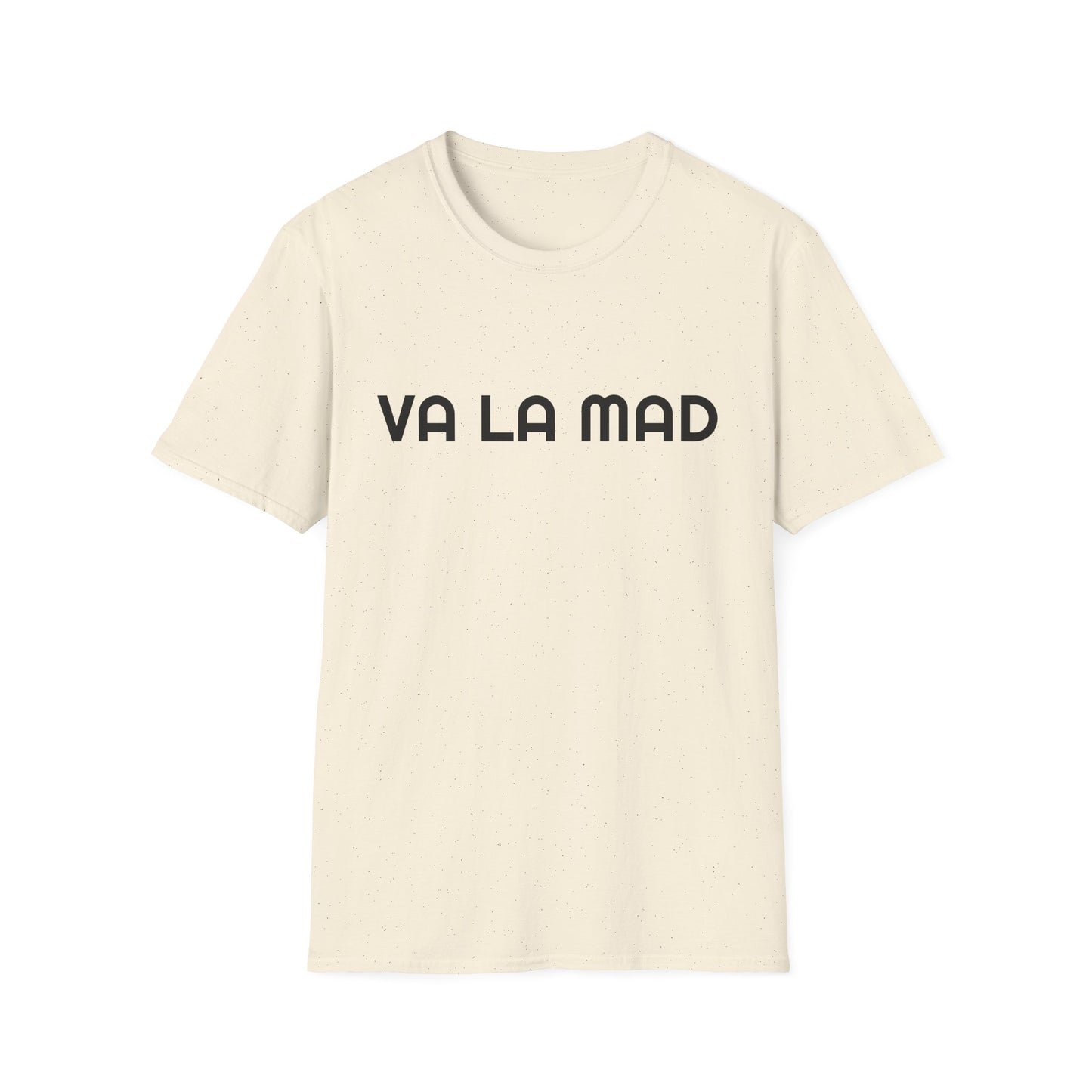 Awww Va La Mad Unisex Softstyle T-Shirt, Funny Quote Tee, Casual Wear, Gift for Friends, Humor Shirt, Everyday Style