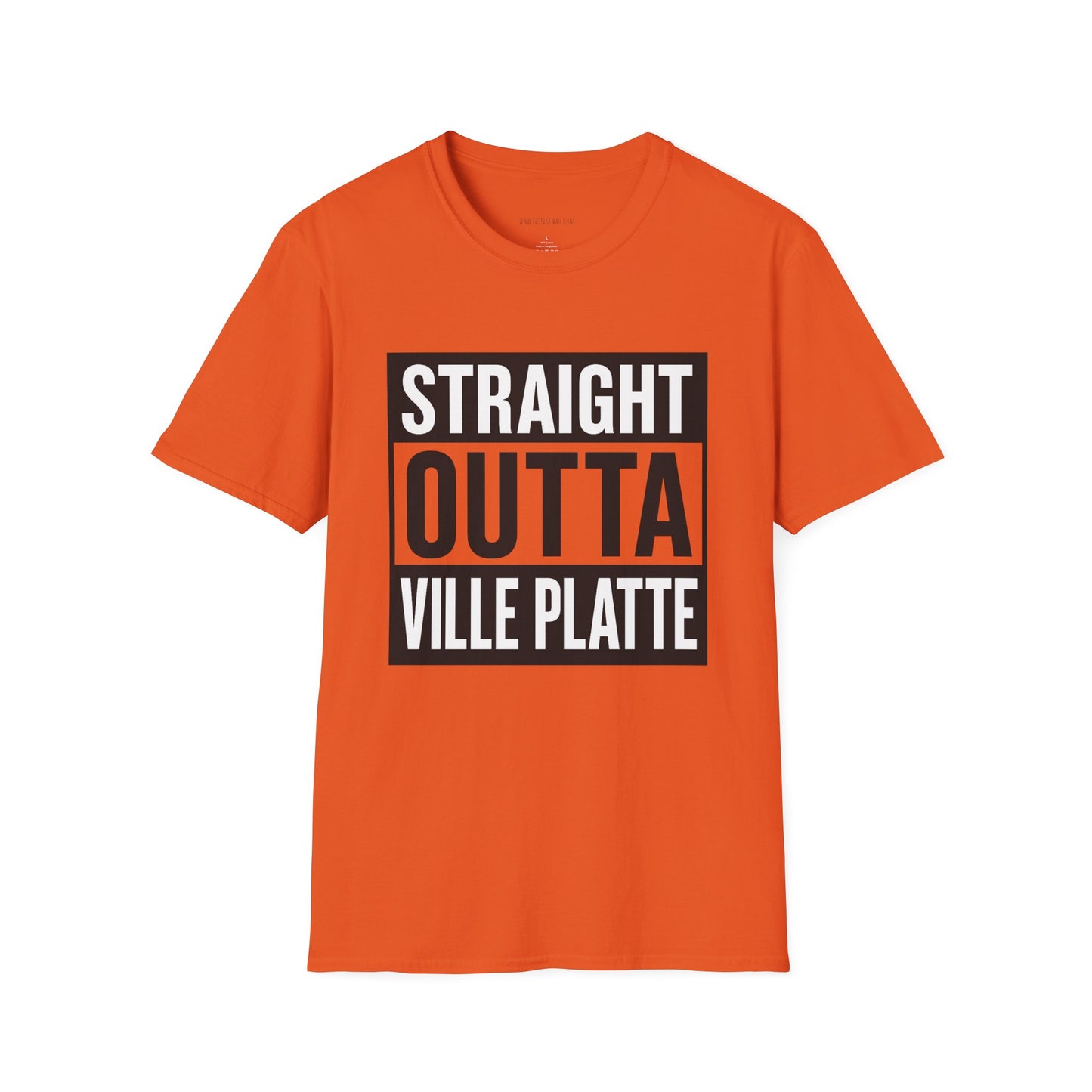 Straight Outta Ville Platte T-Shirt — Local Pride Graphic Tee