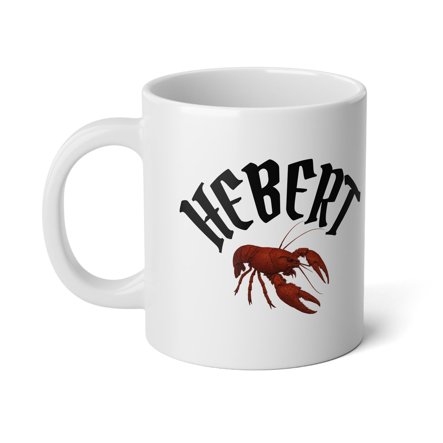 20oz Jumbo Coffee Mug — 'Hebert' crawfish mug