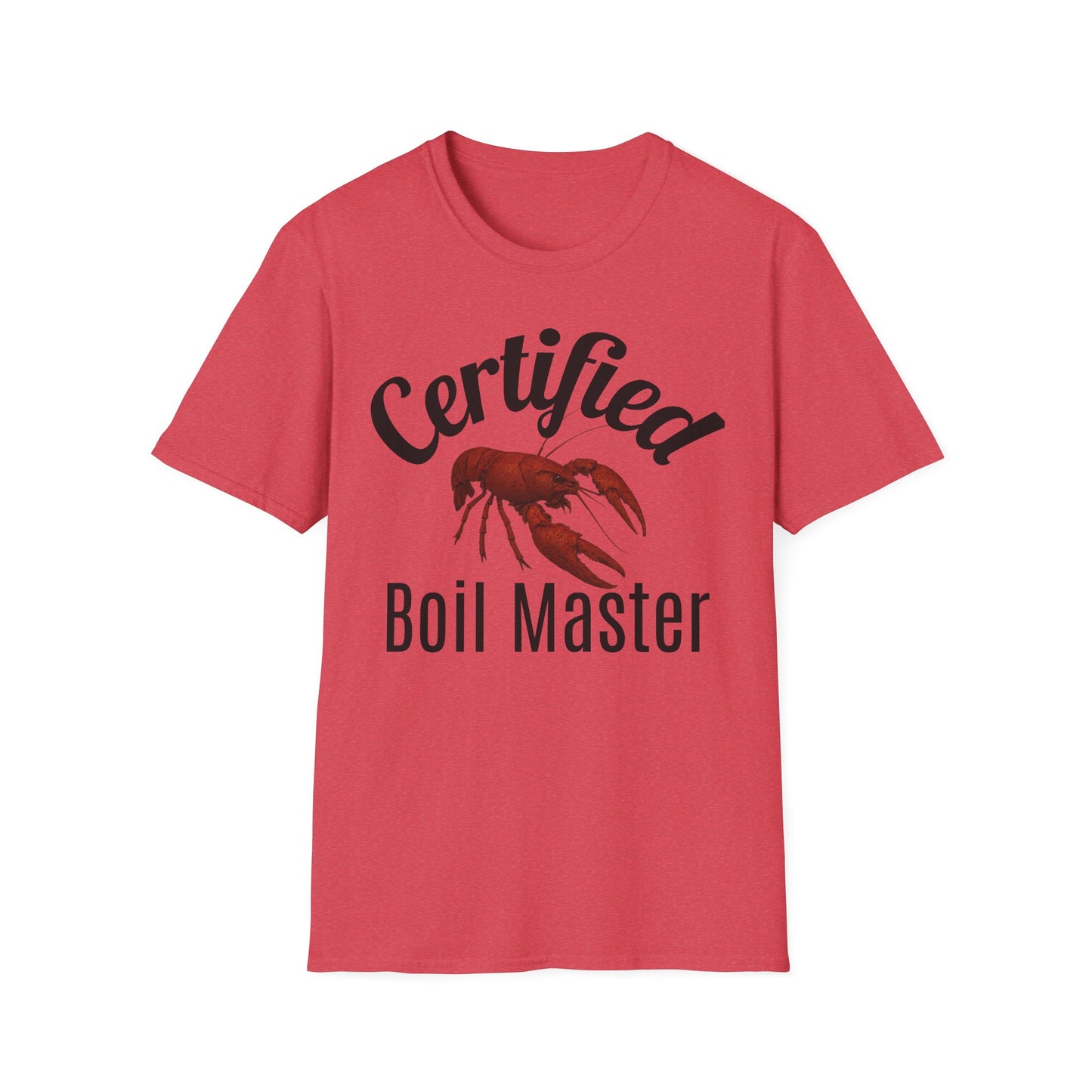 Certified Boil Master T-Shirt — Cajun Crawfish Boil Cooking Tee