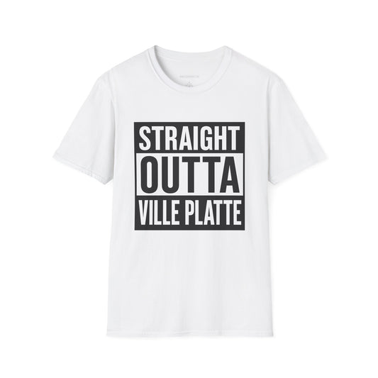 Straight Outta Ville Platte T-Shirt — Local Pride Graphic Tee
