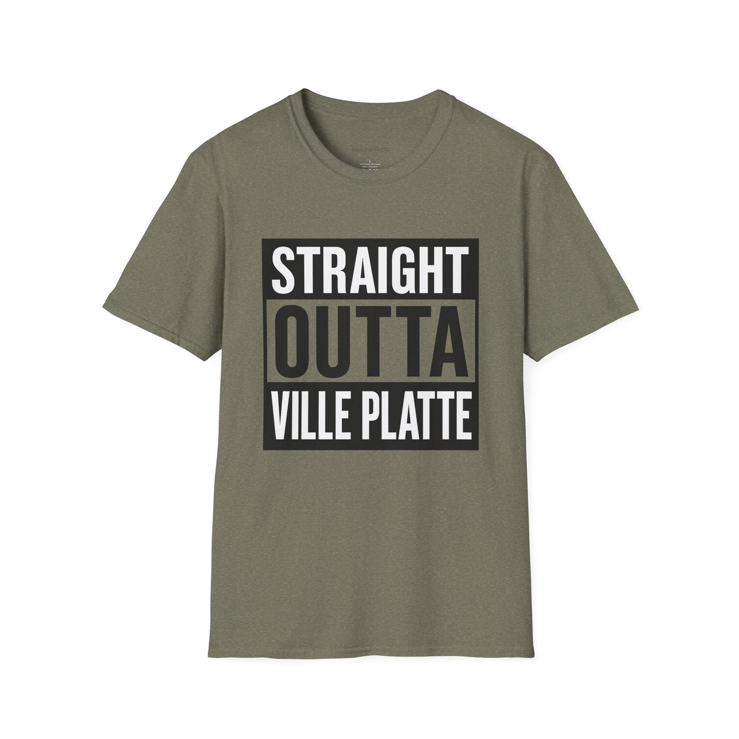 Straight Outta Ville Platte T-Shirt — Local Pride Graphic Tee