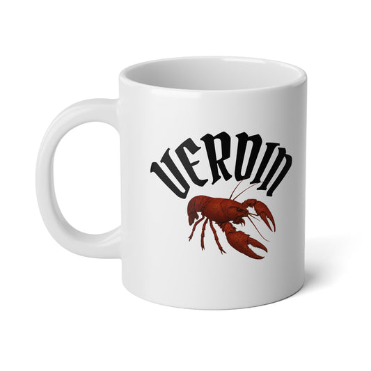 20oz Jumbo Coffee Mug — 'Verdin' crawfish mug