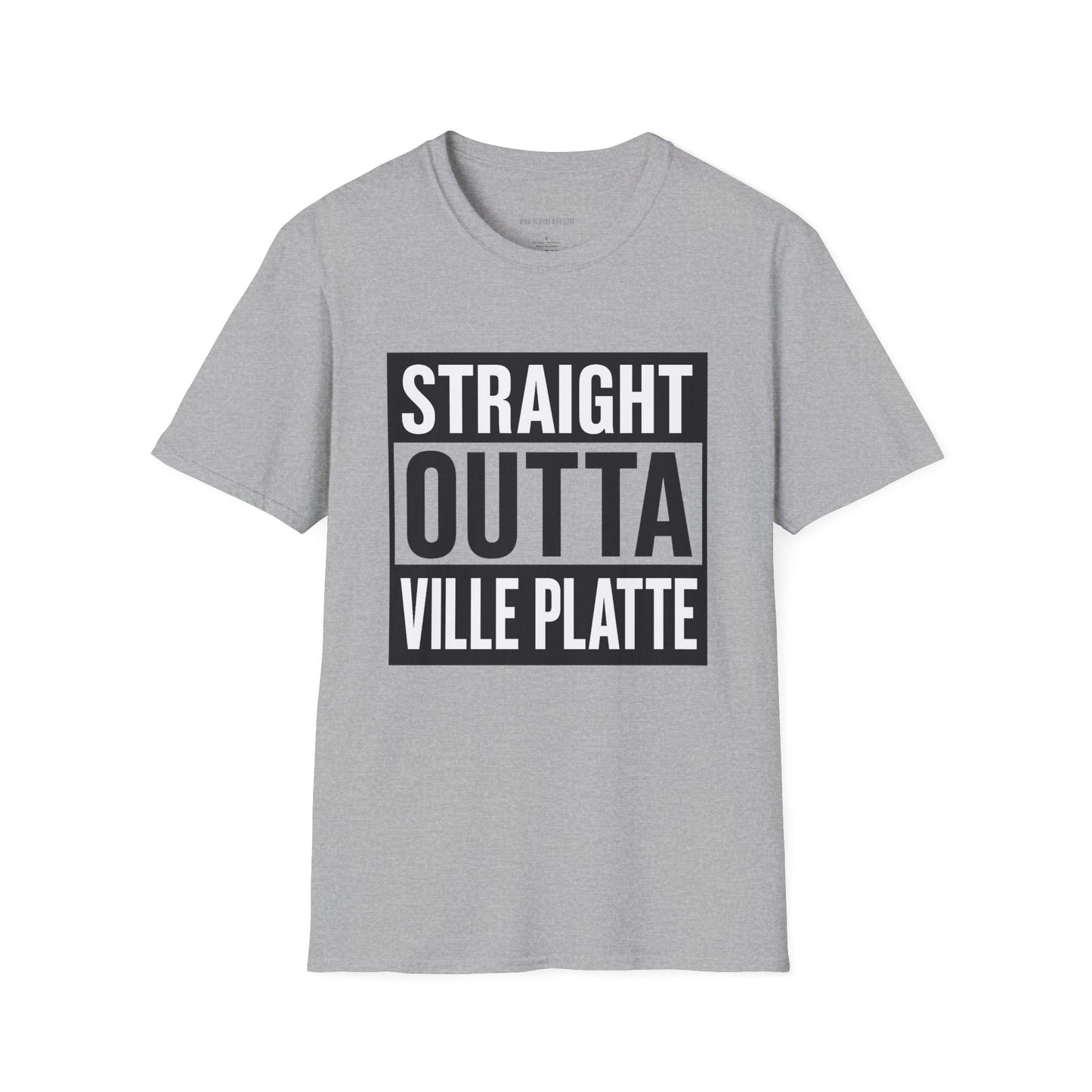 Straight Outta Ville Platte T-Shirt — Local Pride Graphic Tee