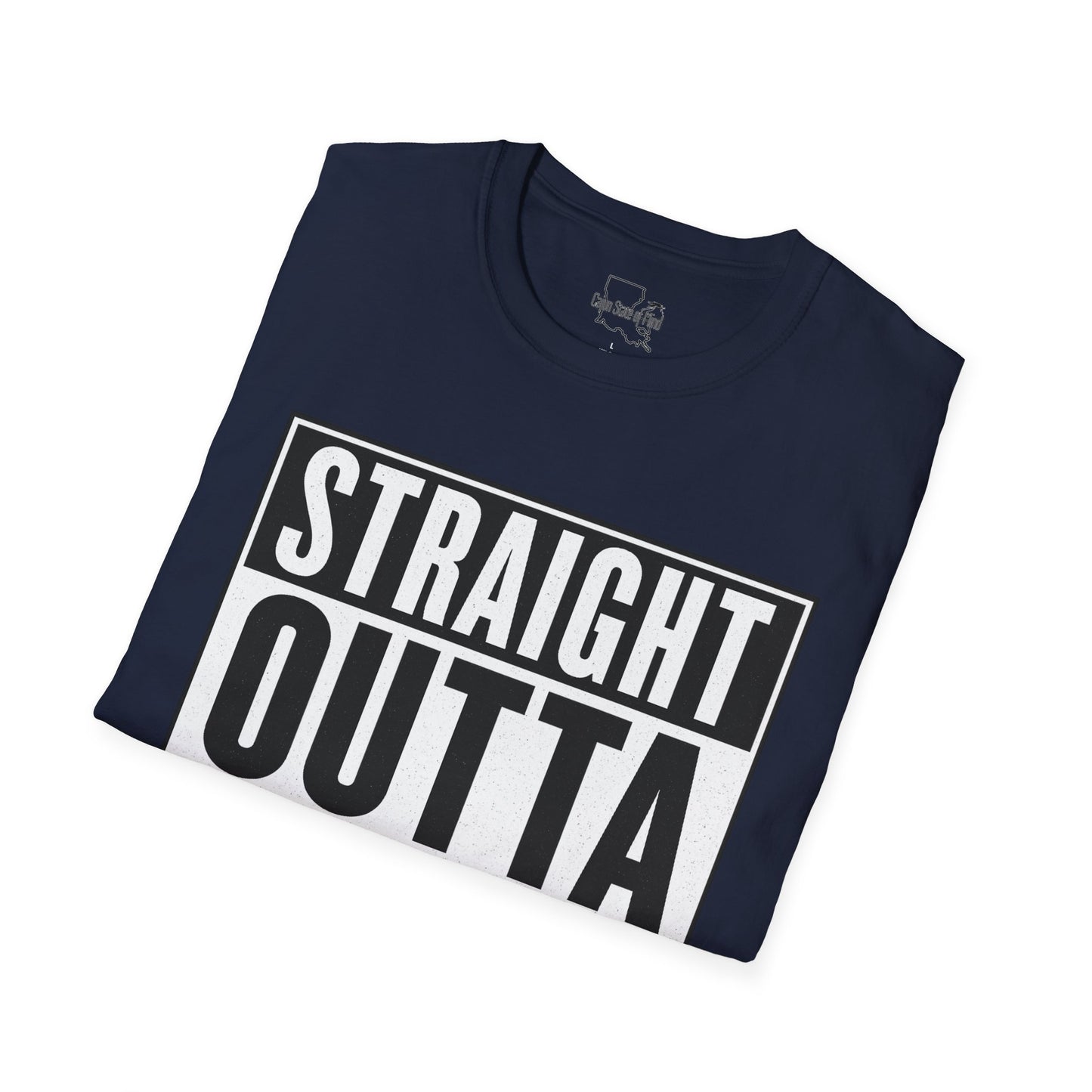 Straight Outta Montegut Unisex T-Shirt | Cool Casual Wear, Gift for Friends, Streetwear, Fun Statement Tee, Everyday Comfort